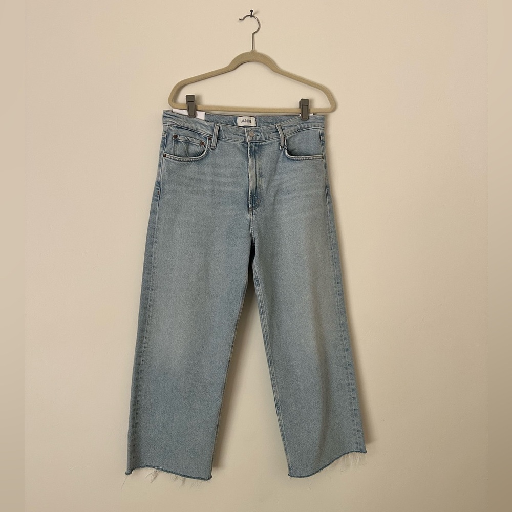 AGOLDE size 31 REN high rise wide leg jeans